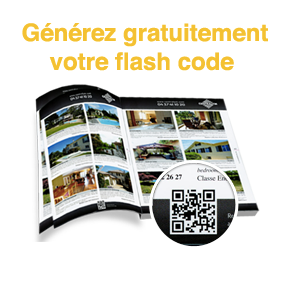 Geoimmo génère votre flash code